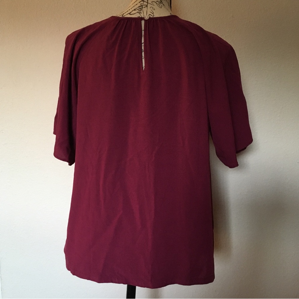 Loft Outlet Flowy Split Back Lightweight Shirt - image 3